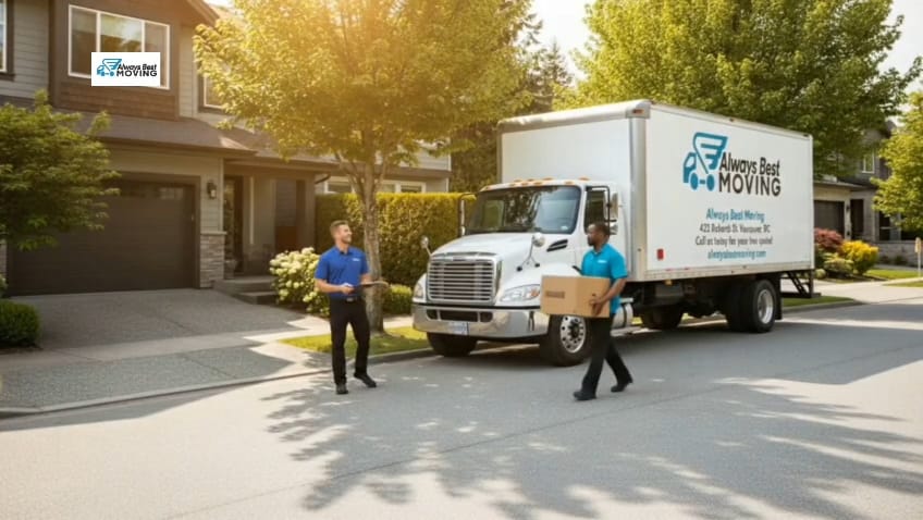 Always Best Moving truck with movers