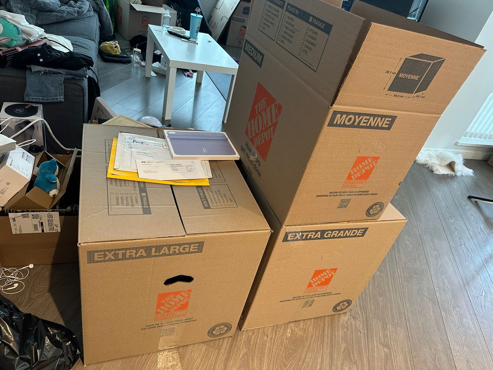 Moving boxes in every size supplied by Always Best Moving in Vancouver