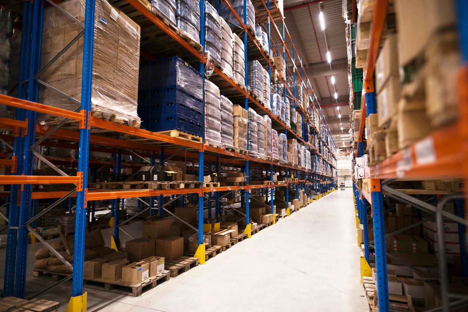 Racked and palletized storage warehouse space for Always Best Moving Vancouver customers in Vancouver